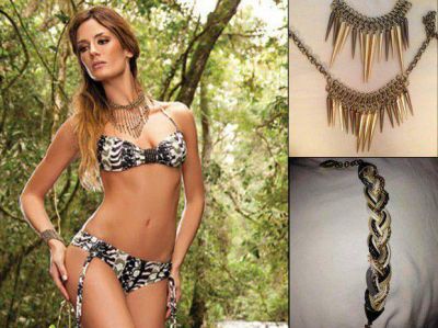Mientras disfruta su embarazo, Paula Chaves hace bijouterie
