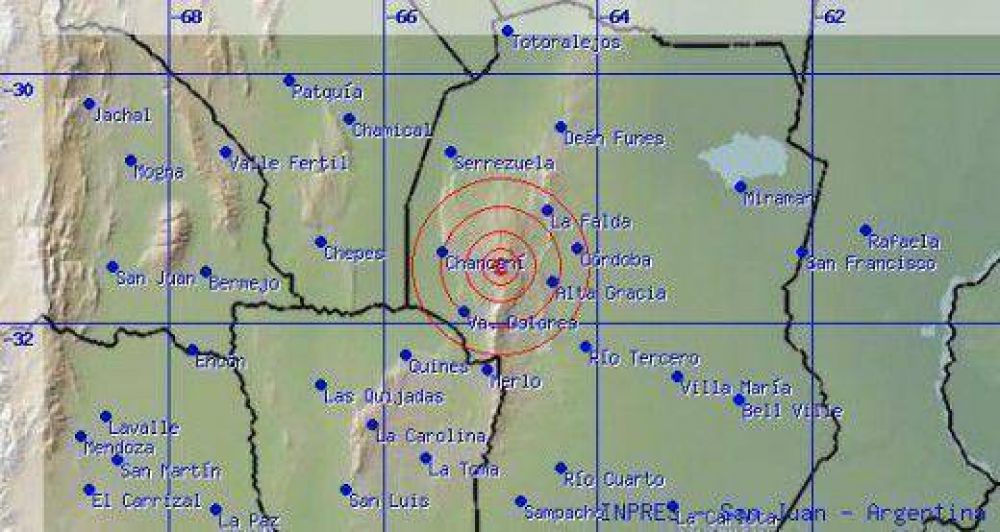 Nuevo sismo sacudi� la provincia de C�rdoba