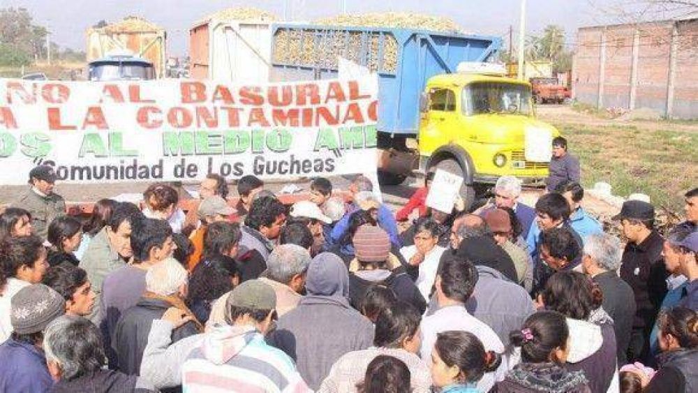 Cortaron la ruta 38 para repudiar la instalaci�n de un basural
