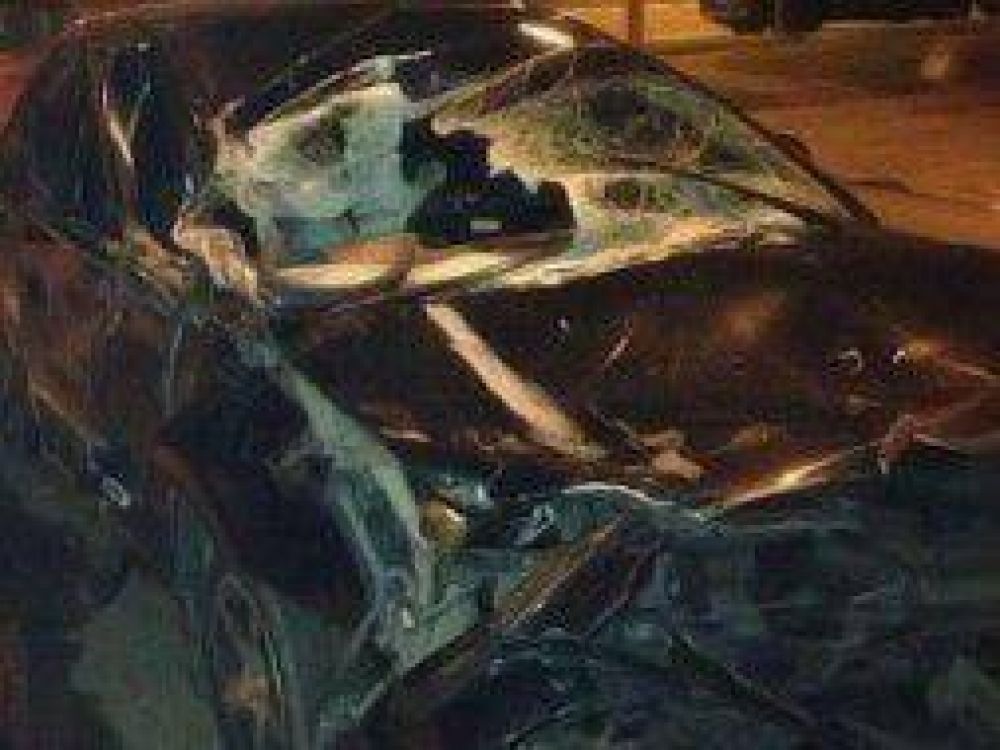 Antonio R�os se accident� en la Autopista Ezeiza-Ca�uelas