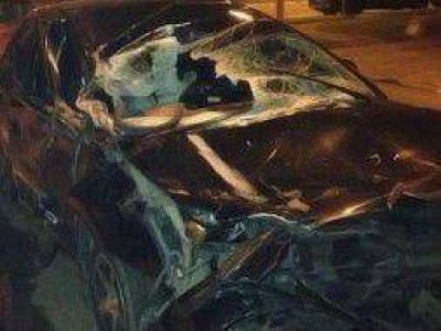 Antonio R�os se accident� en la Autopista Ezeiza-Ca�uelas
