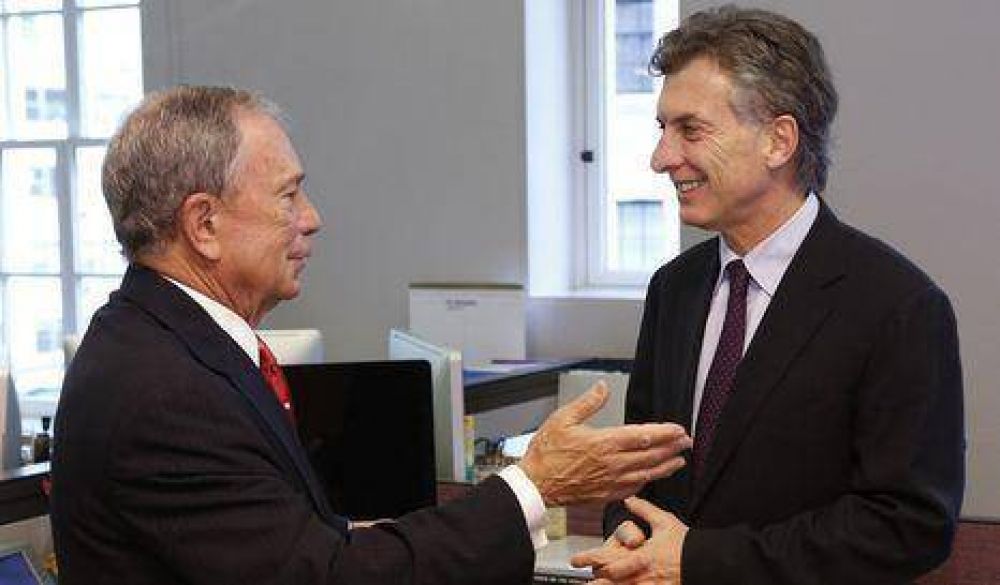 Macri se reuni� con el Alcalde de Nueva York