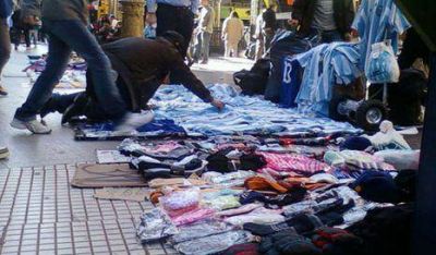 La venta ilegal callejera creci� un 12% en un a�o