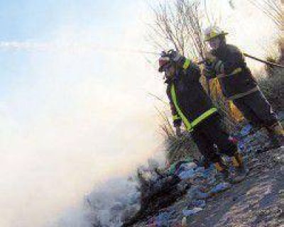 Bomberos Voluntarios de Chimbas participaron en tres incendios