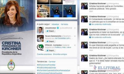 Con elogios a una pel�cula correntina, CFK defendi� pol�ticas nacionales