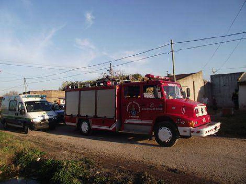Principio de incendio en una vivienda ubicada en Lavalle y 90 
