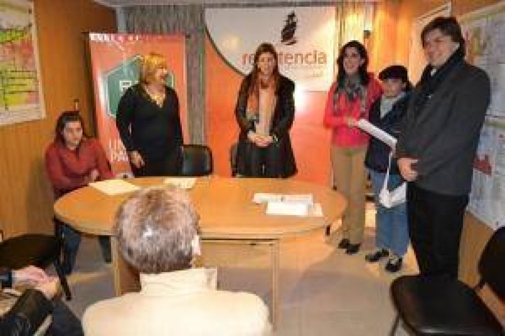 Convenio de pasant�as entre el municipio y el Instituto Crecer con Todos