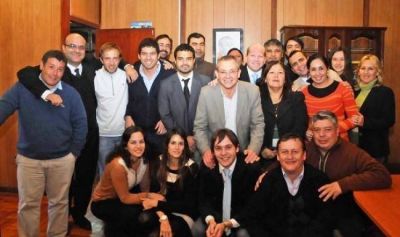 Juan Manuel Pedrini recorri� el ministerio de Gobierno y se despidi� del personal