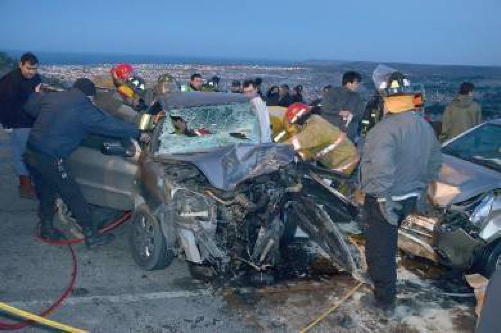 Un grave accidente se produjo en el camino Roque Gonz�lez
