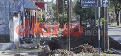 La obra de cloacas para el barrio Jorge Newbery est� en la fase final