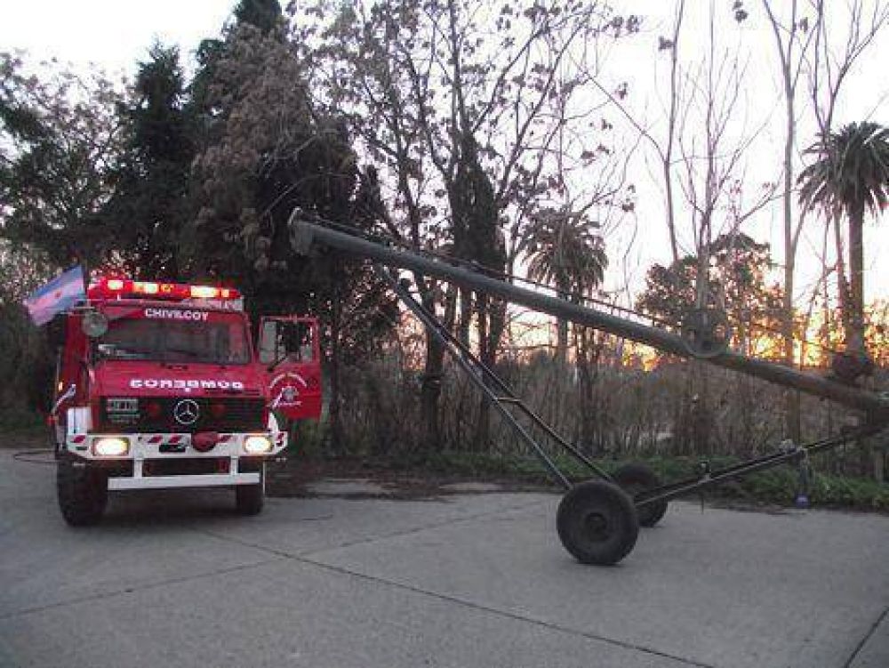 Dos incendios de pastizales 