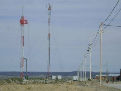 Prueba de televisi�n abierta en San Juli�n