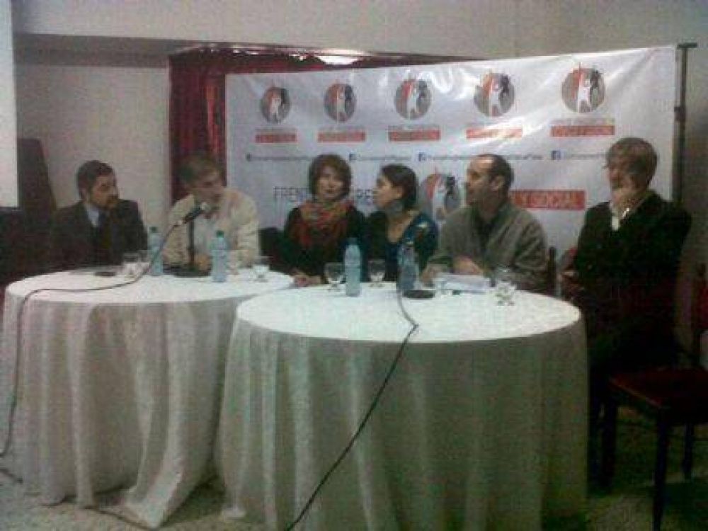 El Frente Cvico y Social present sus candidatos en La Plata