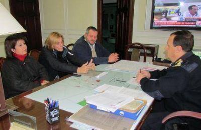 Baragiola y Maiorano se reunieron con el Jefe de la Departamental