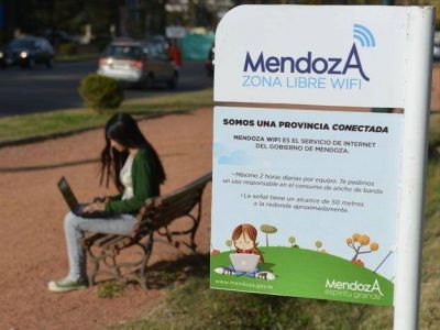 �Mendoza Inteligente'': ampliaron la cobertura de wi-fi gratis a los 18 departamentos de la provincia