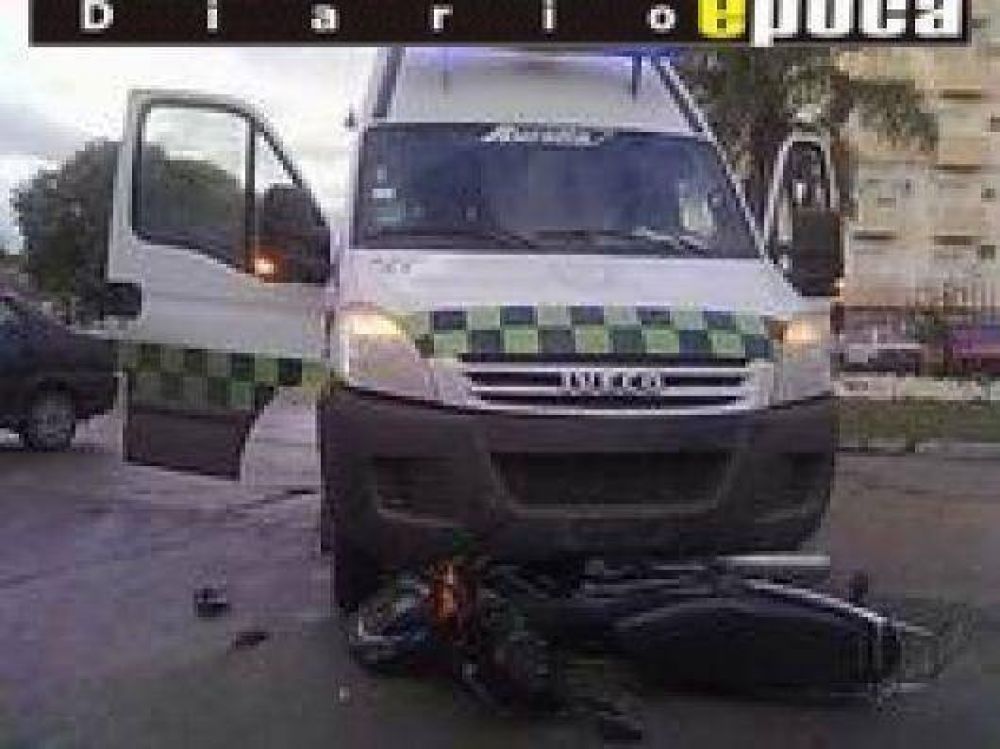 Beba amputada al quedar su pierna atrapada en la rueda