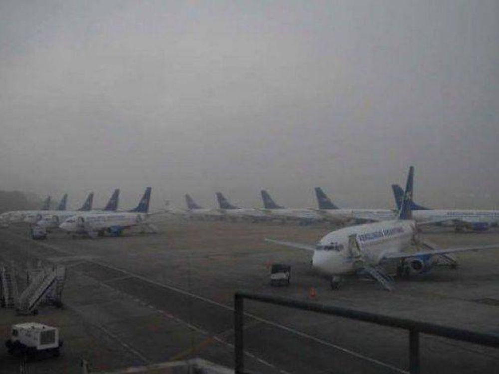 Por ahora, todos los vuelos est�n cancelados