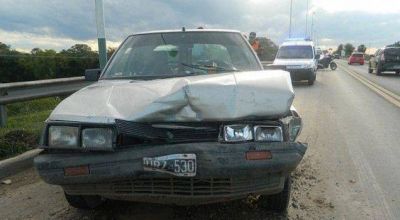 Accidente m�ltiple con un lesionado en el puente Chaco-Corrientes