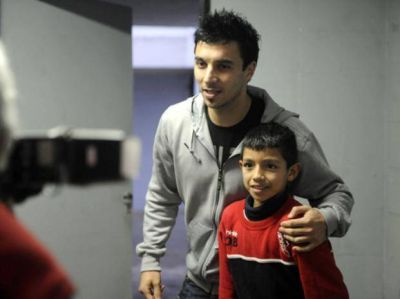 Nacho Scocco, feliz por el logro y la forma en la que Newell's venci� al Mineiro