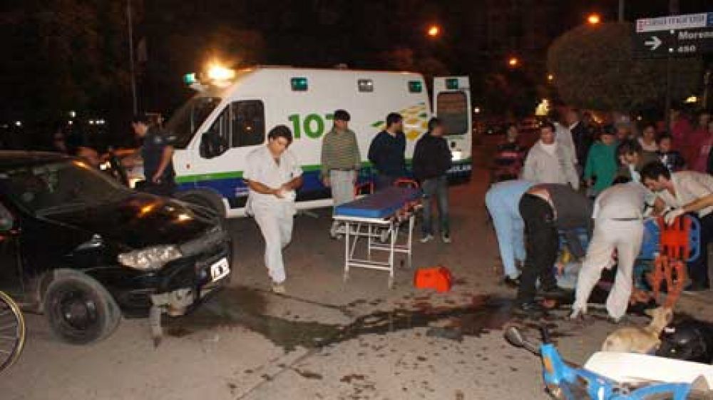 Otro grave accidente en avenida Ortiz y calle Mathus 