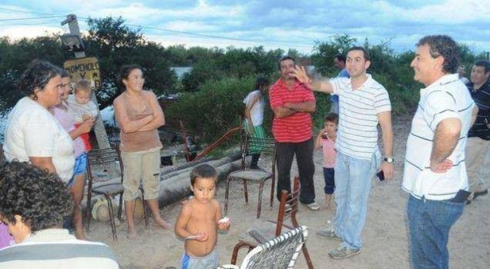 Comenz� a bajar el r�o pero se esperan nuevas lluvias