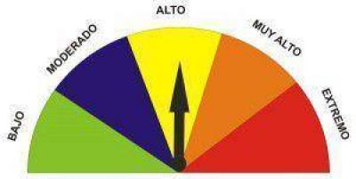 En Jujuy hoy las probabilidades de que haya un incendio y que los mismos se propaguen, son altas