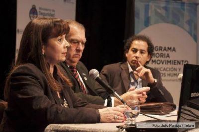 Abal Medina y Susana Trimarco cerraron un seminario sobre trata
