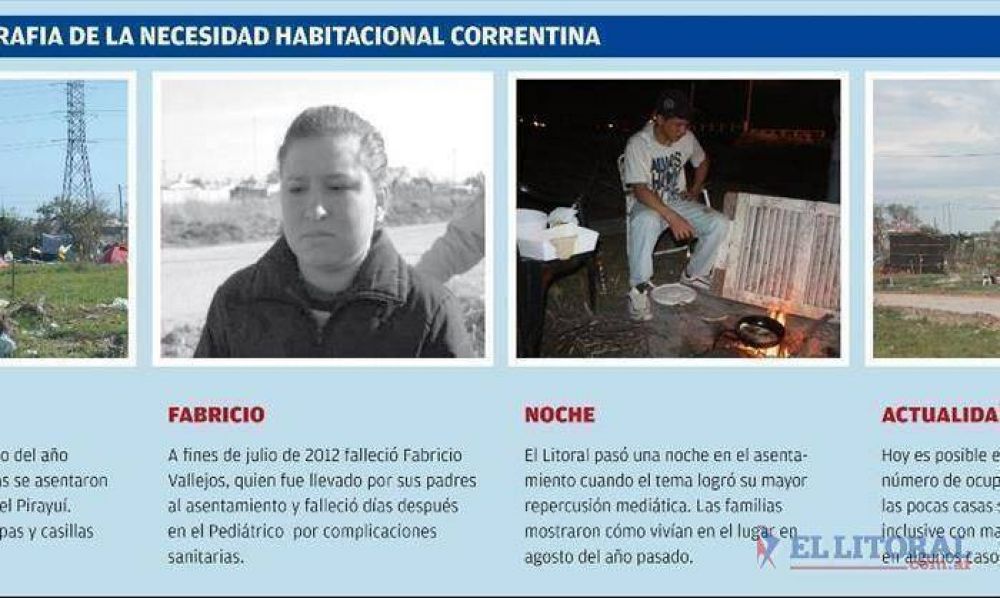 A un a�o del asentamiento, en el Pirayu� la situaci�n de los terrenos es la misma