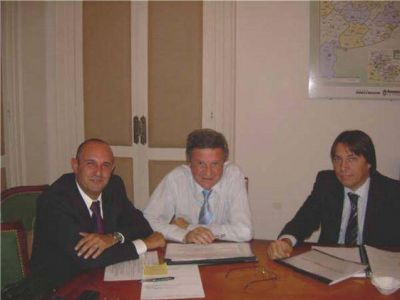 El intendente Guerrera se reuni� con Oporto