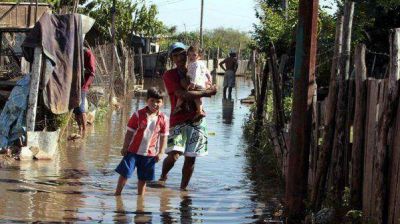 Hay unas 40 mil personas afectadas por inundaciones en Paraguay