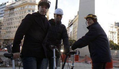 Macri recorri� las obras del Metrob�s