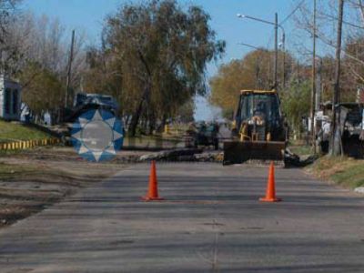 Bacheo en la ribera