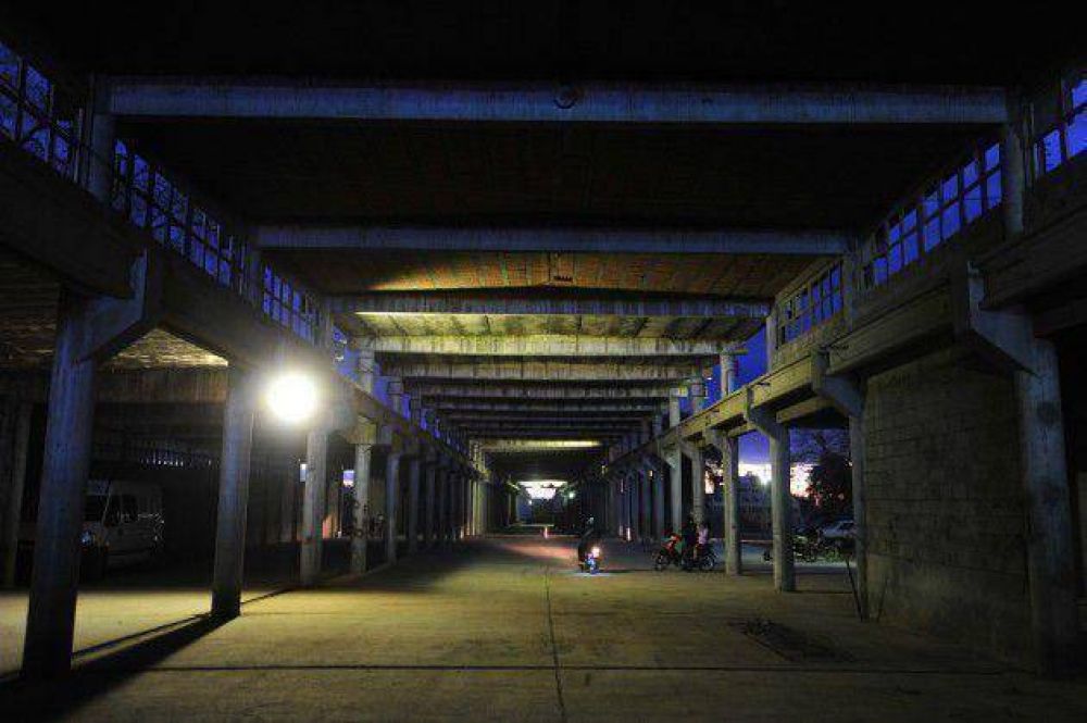 La luminaria del predio SCAC qued� inaugurada