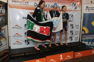 Una puntana se consagr� campeona en el argentino de nataci�n Harold Barros 2013
