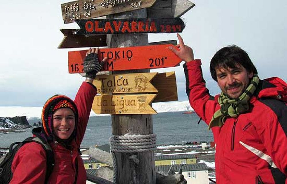 Dos bi�logos marcaron el camino a Olavarr�a en la Ant�rtida