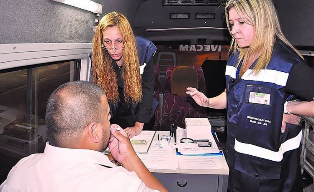 Controles de tr�nsito: Hay tantos casos positivos por drogas como por alcohol