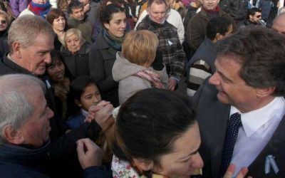 Antes del acto con Insaurralde, Pulti se mostr� con De Narv�ez