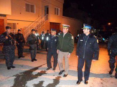Desplegaron operativo de seguridad en La Quiaca