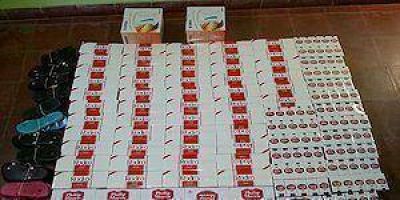 Secuestraron drogas y cigarrillos