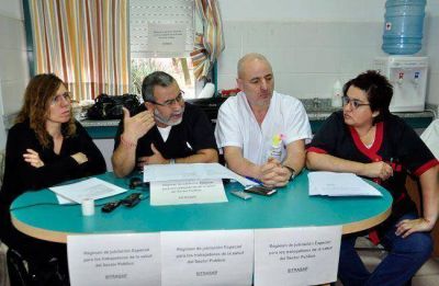 Los trabajadores de la salud reclaman un r�gimen de jubilaci�n especial