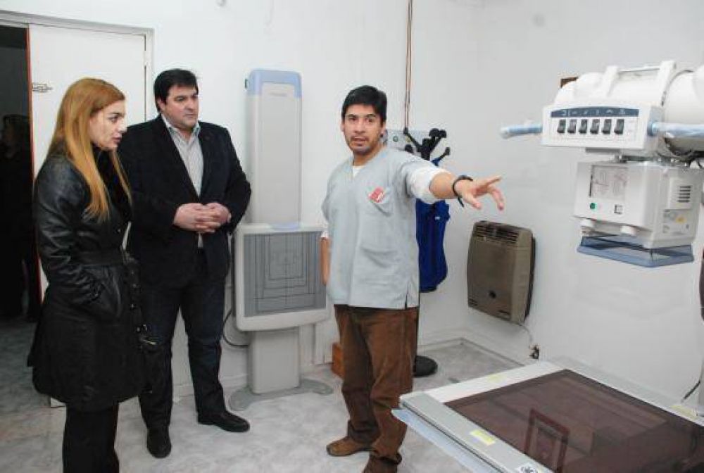 Ivovich visit� el hospital de Piedrabuena