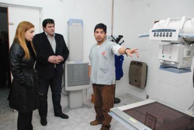 Ivovich visit� el hospital de Piedrabuena