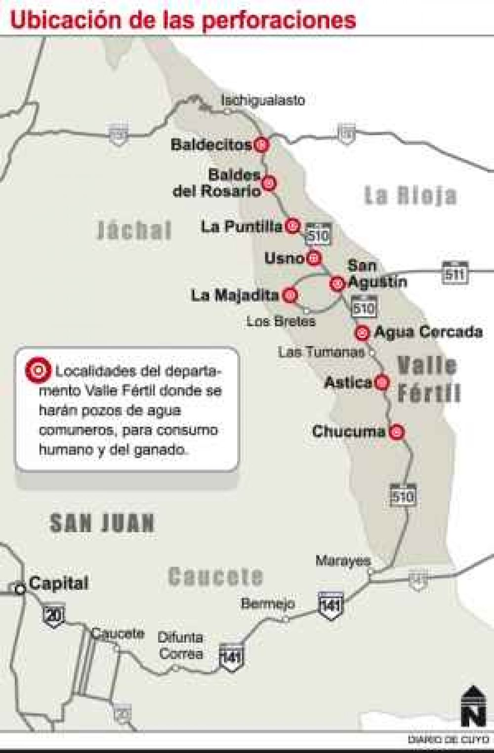 Sequ�a: har�n pozos en nueve distritos vallistos