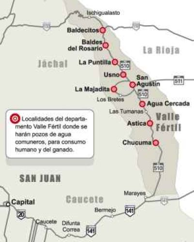 Sequ�a: har�n pozos en nueve distritos vallistos