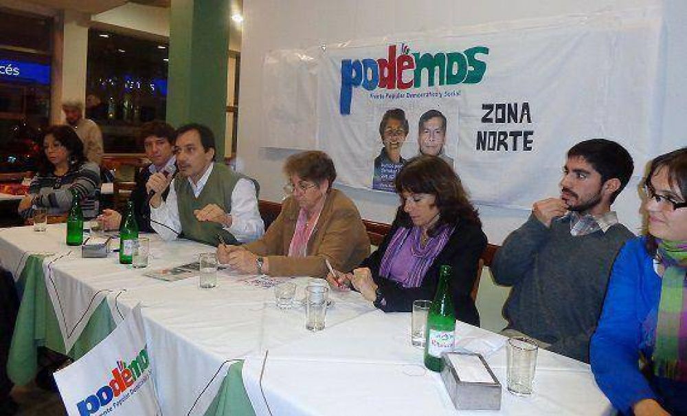 PODEMOS Vicente L�pez present� sus candidatos junto a Marta Maffei