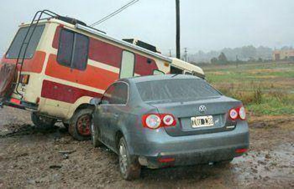 Accidente de tr�nsito sin heridos de gravedad en la ruta nacional N� 188