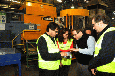 Pittelli visit� la empresa GKN y luego recorri� el Parque Industrial 