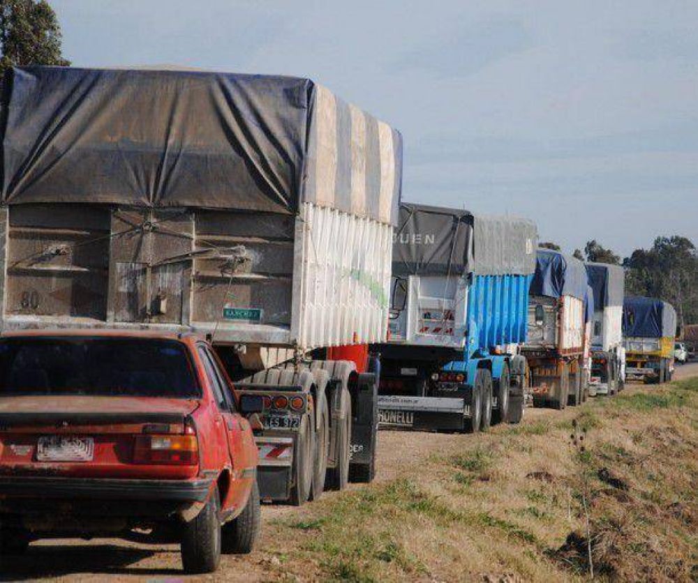 Se extiende la medida de fuerza de los transportistas de cereales