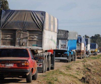 Se extiende la medida de fuerza de los transportistas de cereales