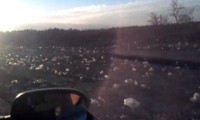Basura en la Ruta 7: un vecino de San Mart�n se cans� y lo film�